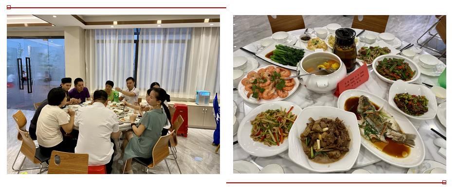 中秋團圓宴開始啦，大家歡聚尚你美總部七樓餐廳